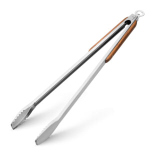 ut001 ultra long stainless steel grill tongs, bbq tongs