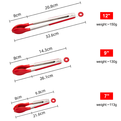 FT0014 FT001 Silicone Food Tongs - Image 4