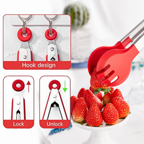 FT0015 FT001 Silicone Food Tongs - Image 5