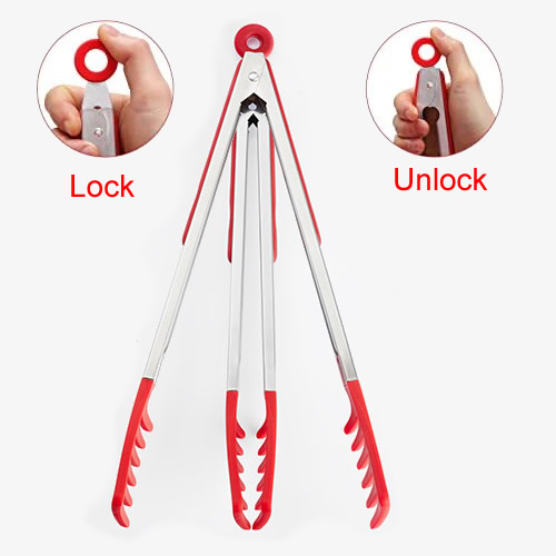 FT0072 FT007 Silicone Food Tongs - Image 5