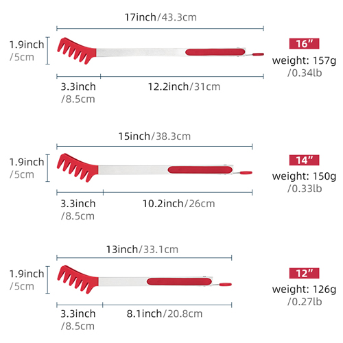FT0074 FT007 Silicone Food Tongs - Image 3