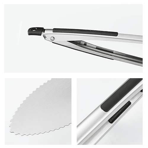 FT801-5 FT801 Stainless Steel Food Tongs - Image 5