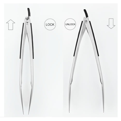 FT801-7 FT801 Stainless Steel Food Tongs - Image 3